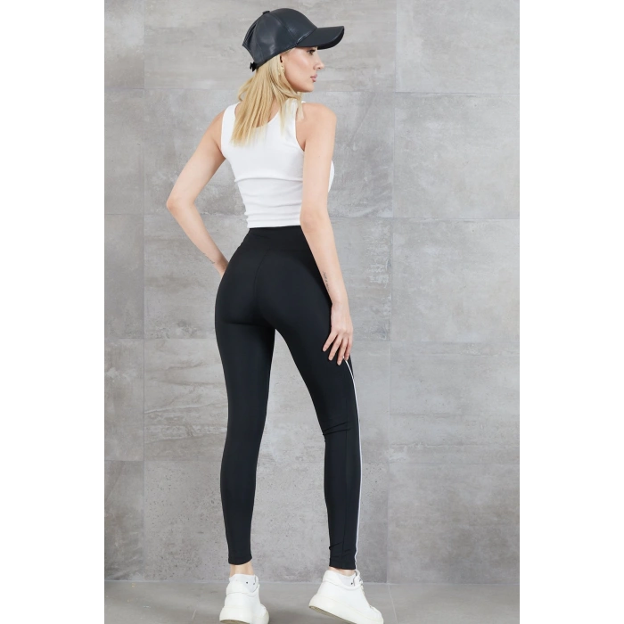 Kadın İ̇nce Şerit Detay Tayt