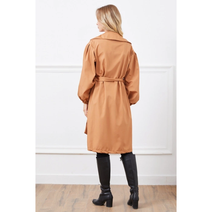 Kadın Kuşaklı Trençkot