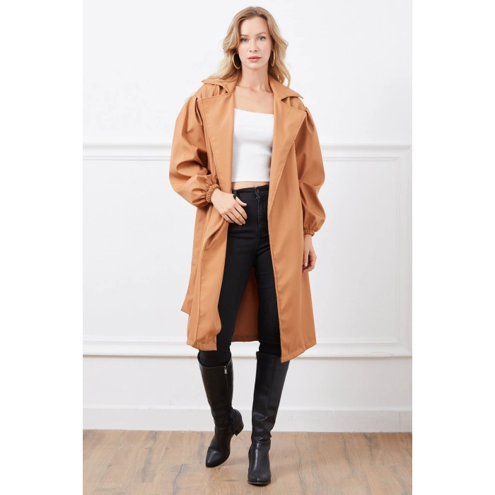 Kadın Kuşaklı Trençkot