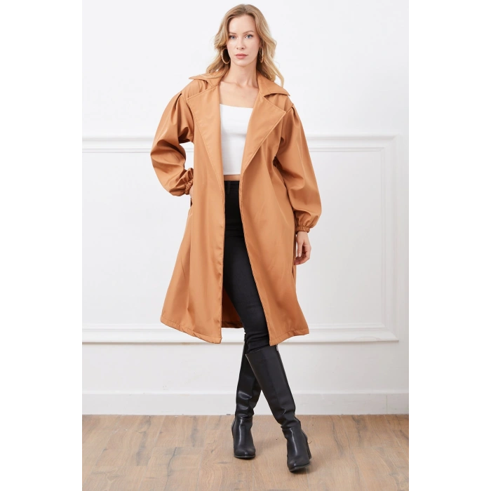 Kadın Kuşaklı Trençkot