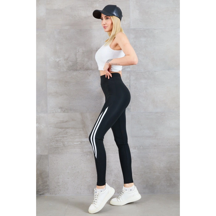 Kadın Şeritli Tayt