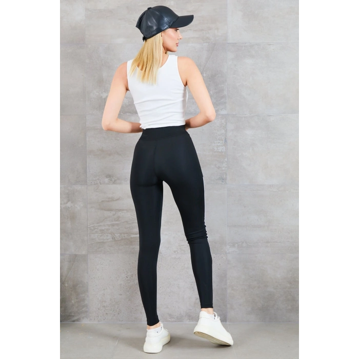 Kadın Şeritli Tayt