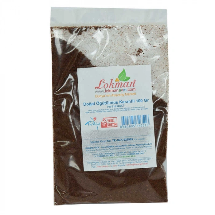 Karanfil Doğal Öğütülmüş 100 Gr Paket