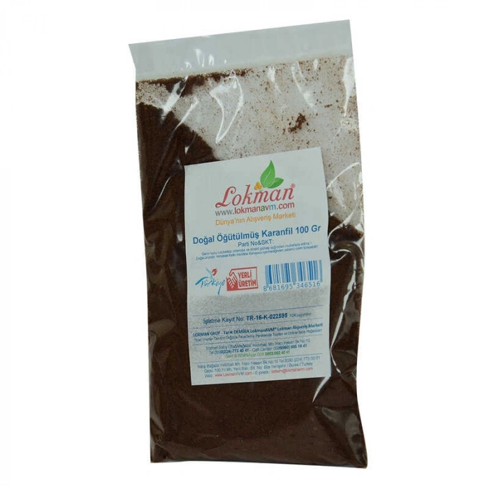Karanfil Doğal Öğütülmüş 100 Gr Paket