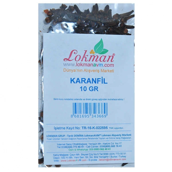 Karanfil Doğal Tane 10 Gr Paket