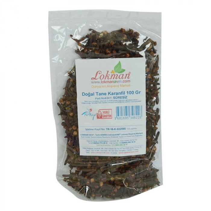 Karanfil Doğal Tane 100 Gr Paket
