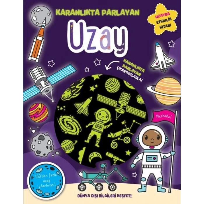 Karanlıkta Parlayan Kitaplar - Uzay (Parlayan Çıkartmalar)