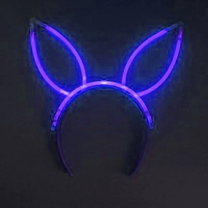 Karanlıkta Yanan Fosforlu Glow Taç 6 Renk 6 Adet