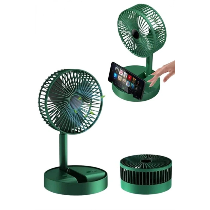 Katlanabilir Usb Şarjlı Masaüstü Soğutucu Mini Fan Telefon Tutucu Yeni Nesil