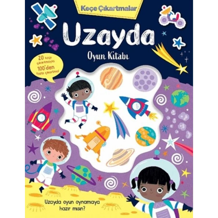 Keçe Çıkartmalar - Uzayda Oyun Kitabı