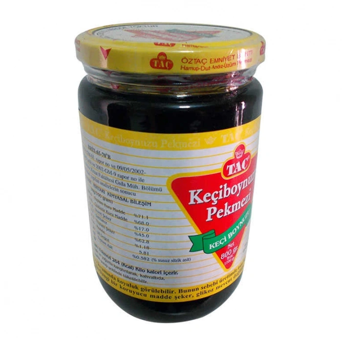 Keçiboynuzu Pekmezi Harnup Pekmezi Cam Kanoz 800 Gr