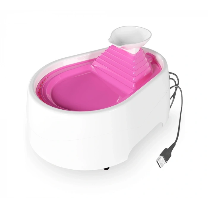 Kedi Köpek Su Pınarı Şe 2 Litre - 5 volt ( usb'li ) Pembe