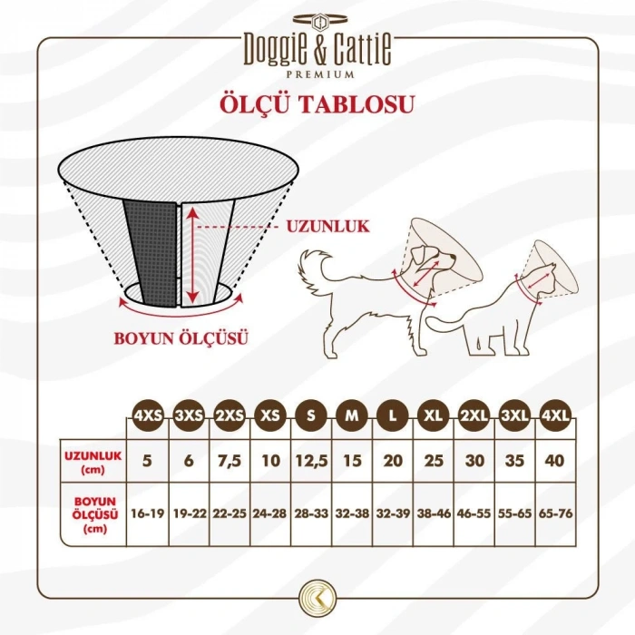 Kedi Köpek Yakalık S 12,5x28-33cm