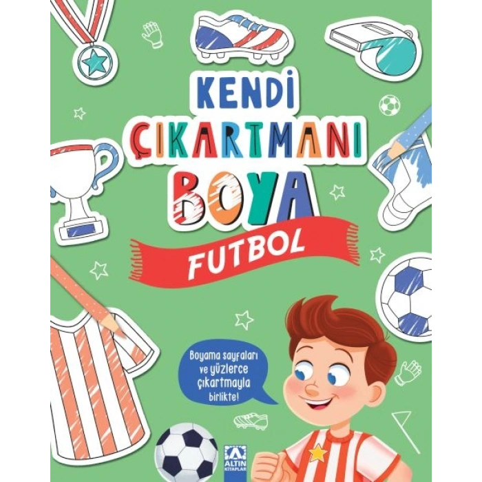 Kendi Çıkartmanı Boya - Futbol