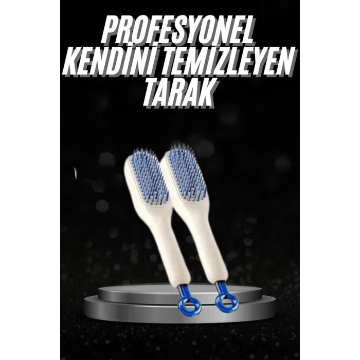 Kendi kendini Temizleyebilen Hijyenik Saç Fırçası AntiStatik Teknolojisi