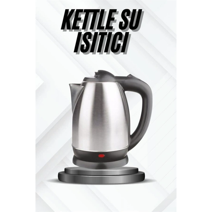 Kettle Su Isıtıcı C F Priz Uyumlu 220  240 V Paslanmaz Çelik Kablolu