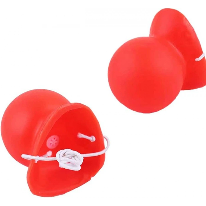 Kırmızı Renk Lastikli B Palyaço B