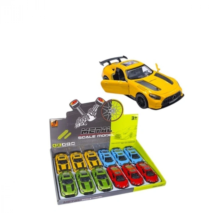 KM36201C-1-2-3-4 Vardem Çek Bırak Metal Araba  1:36