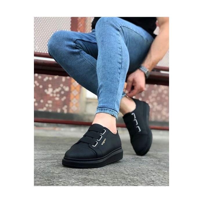 Kömür Kalın Taban Casual Erkek Ayakkabı