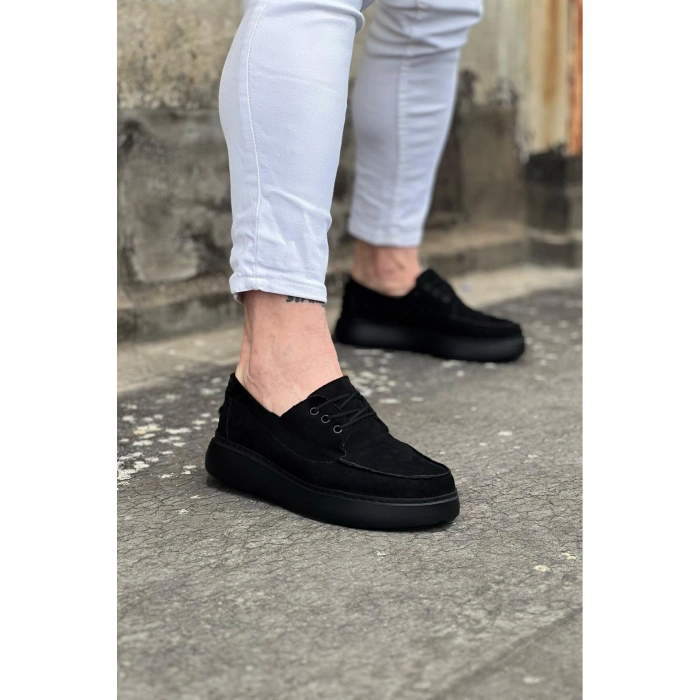 Kömür Süet Ortopedik Taban Erkek Casual Ayakkabı