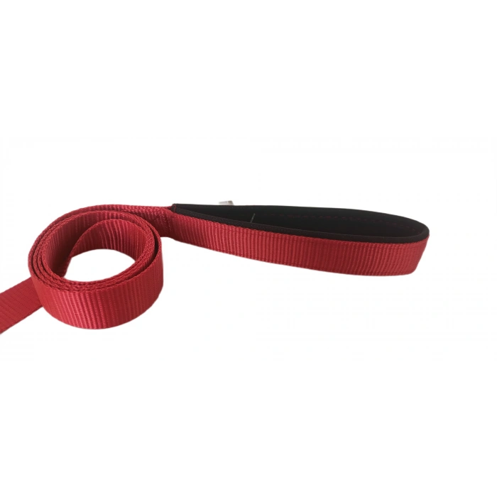 Köpek Gezdirme Kayışı 1,5 cm x 115 cm Kırmızı