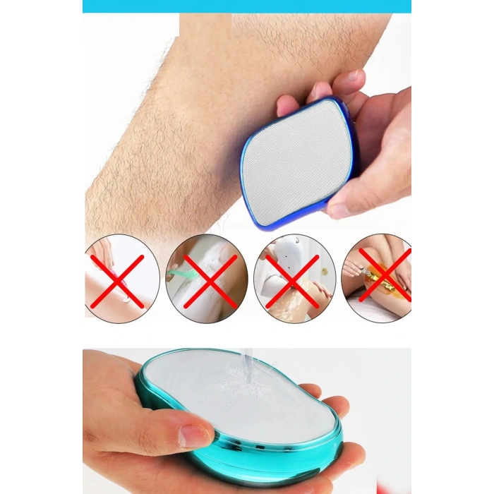 Kristal Epilatör Acısız Manuel Tüy Dökücü Epilatör Tüy Siisi Epilasyon Aleti Kol Bacak Koltuk Altı