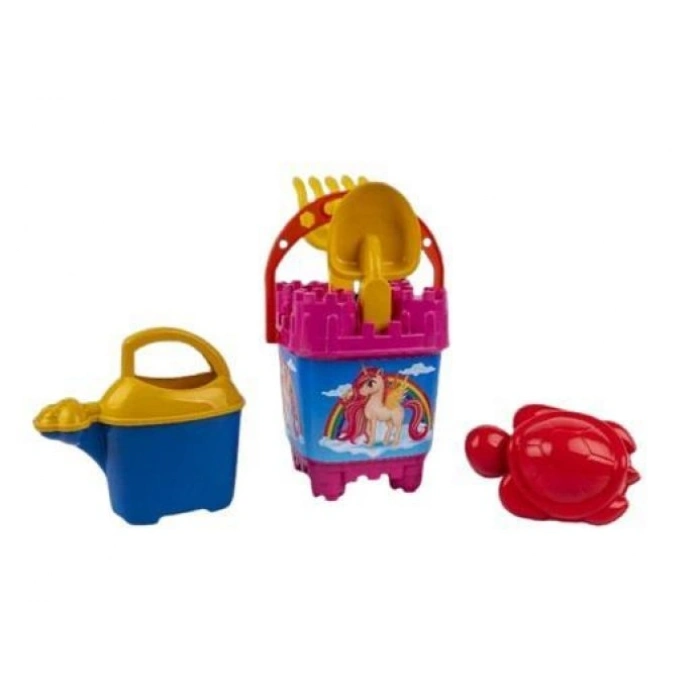 Küçük Kale Kova Plaj Seti ve Aksesuarları  - 1 ADET
