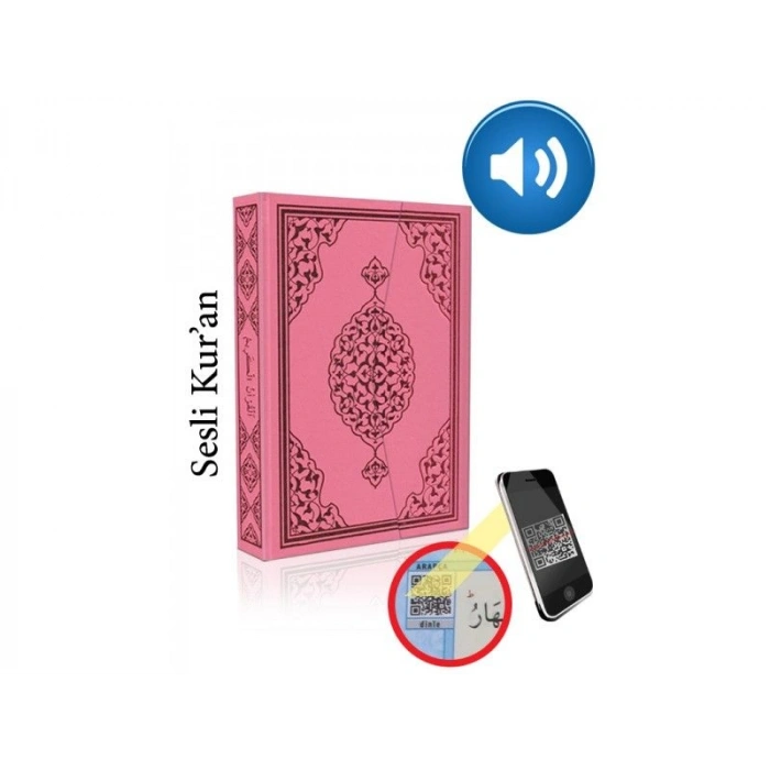 Kuranı Kerim Bilgisayar Hatlı Pembe Renk Hafız Boy
