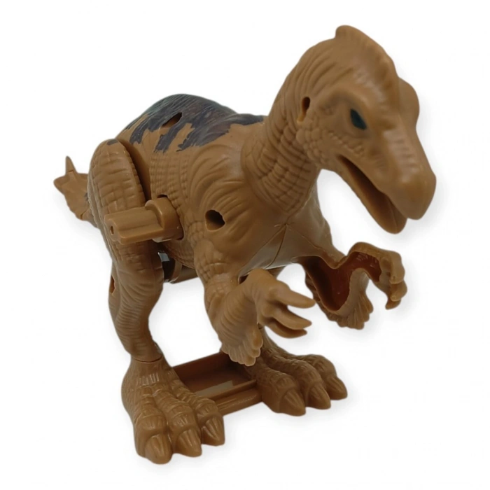 Kurmalı Dinazor Figürleri 20 cm - Asaurus - Kahverengi - 1 ADET