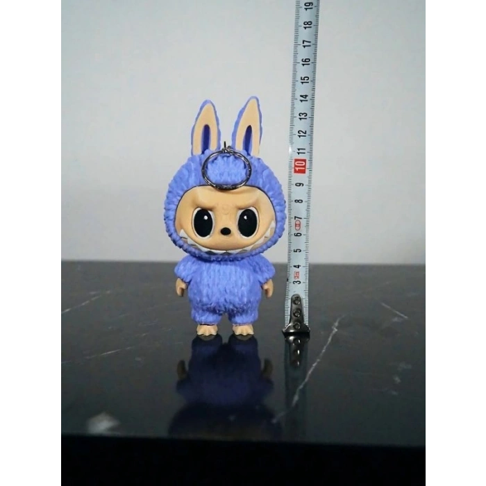 Labubu Figür Anahtarlık Lila 13 cm Kaliteli