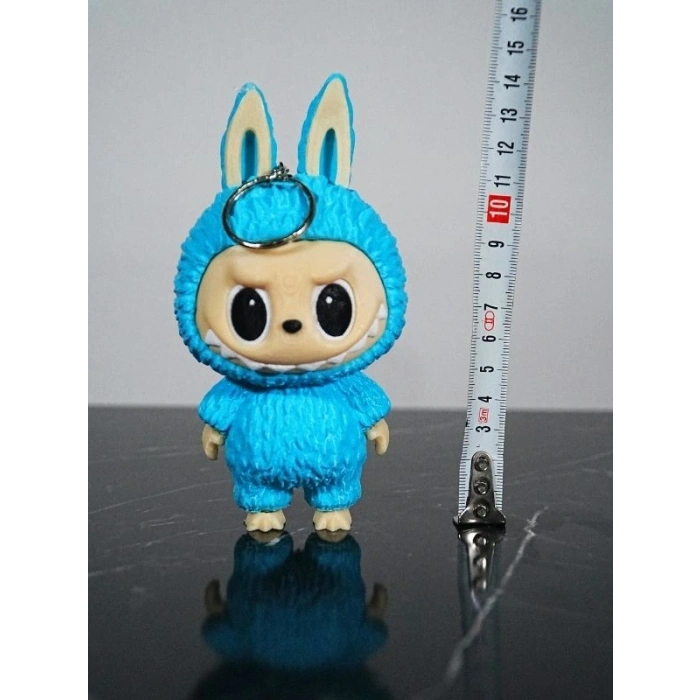 Labubu Figür Anahtarlık Turkuaz 13 cm Kaliteli