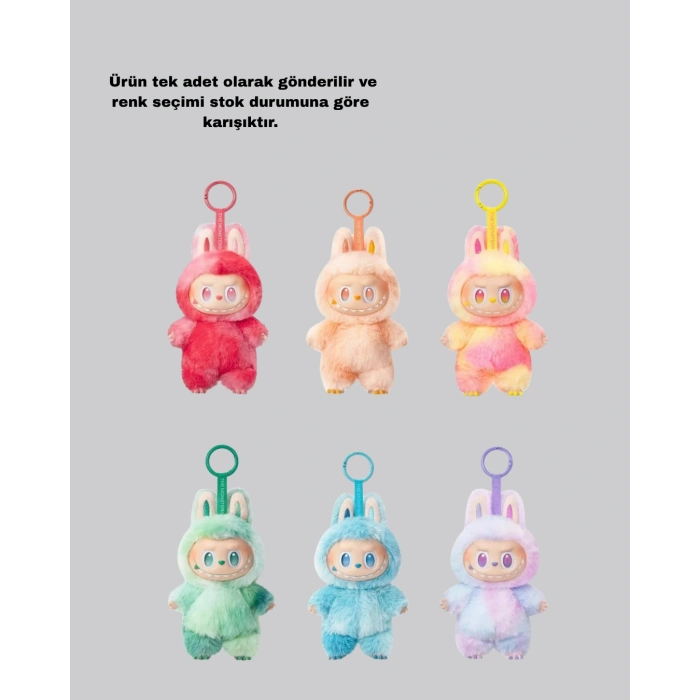 Labubu Peluş Oyuncak – Koleksiyonluk Yumuşak Dekoratif Figür 20 cm