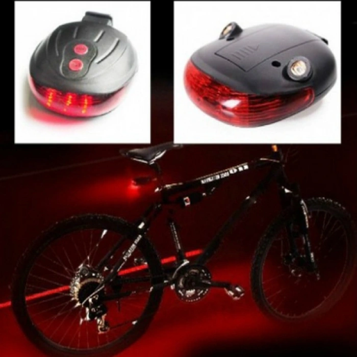 Lazer Güvenlik Şeritli Bisiklet  Lambası