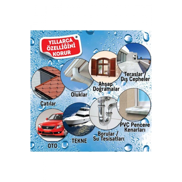 Leak Fix Kauçuk İzolasyon Spreyi 396 gr Beyaz