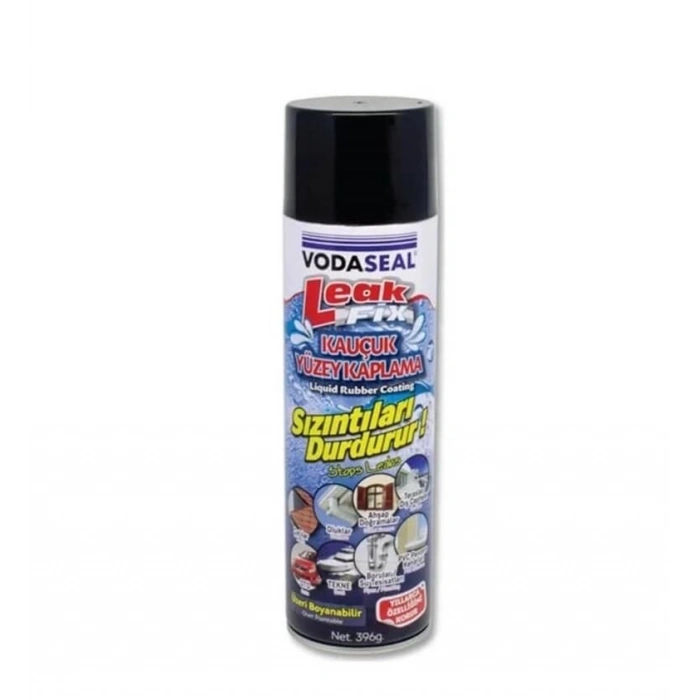 Leak Fix Kauçuk İzolasyon Spreyi 396 gr Siyah