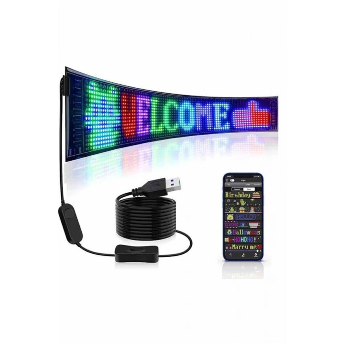 Led Ekran Matrix Panel En Büyük Boy Araba Yazısı