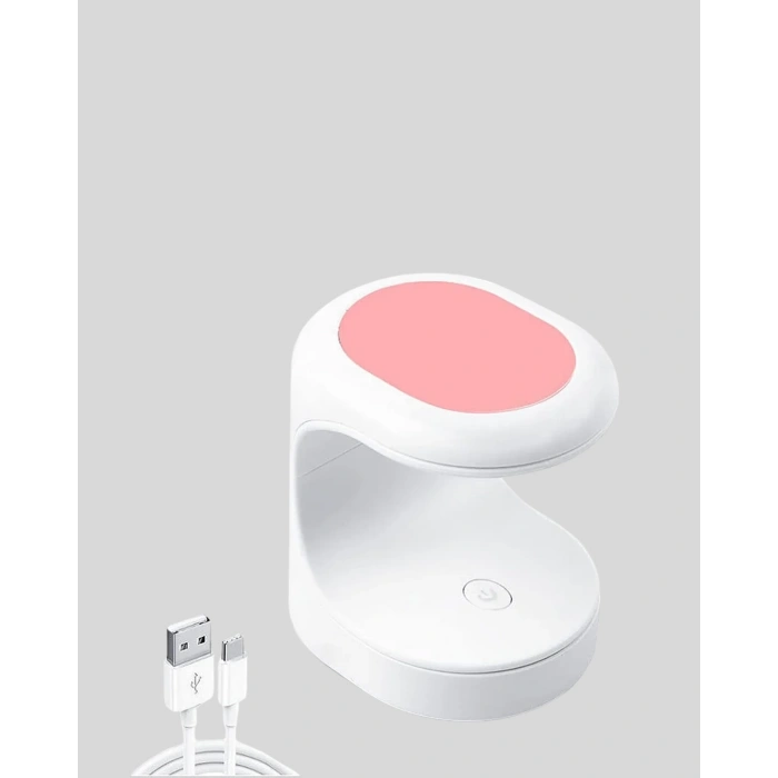 LED Mini Oje Kurutucu Taşınabilir Hızlı Kuruma Cihazı 3 LED Işıklı