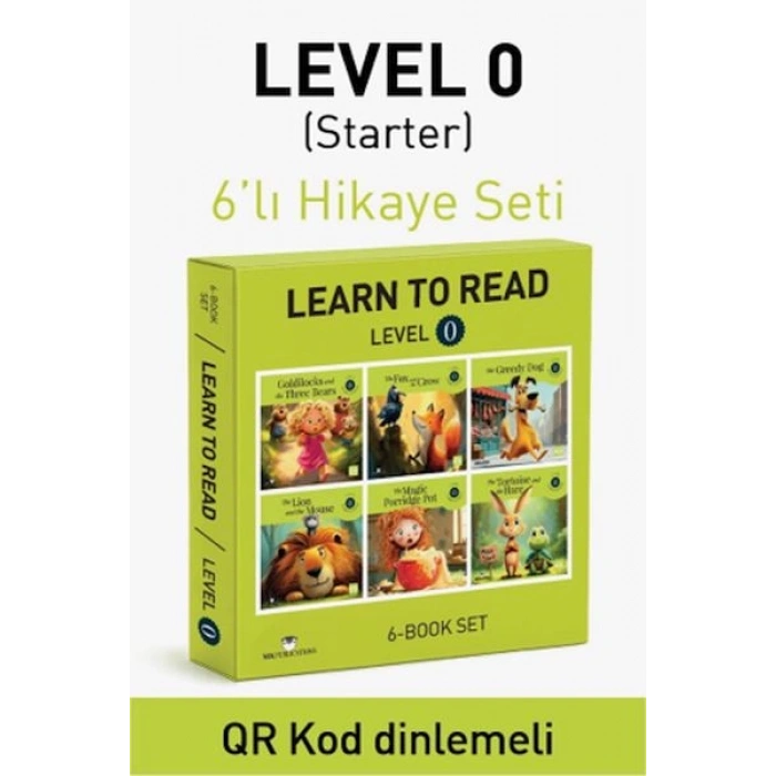 Level 0 Starter İngilizce Hikaye Seti (6 Kitap)