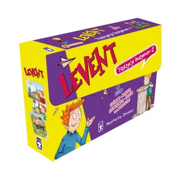 Levent Türkiyeyi Geziyorum - 2 (5 Kitap Takım)