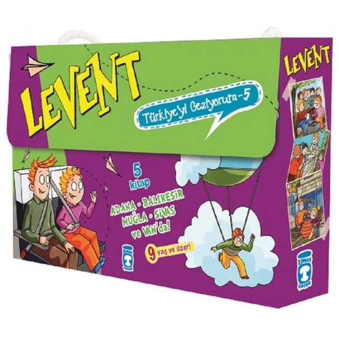 Levent Türkiyeyi Geziyorum - 5 (5 Kitap Takım)