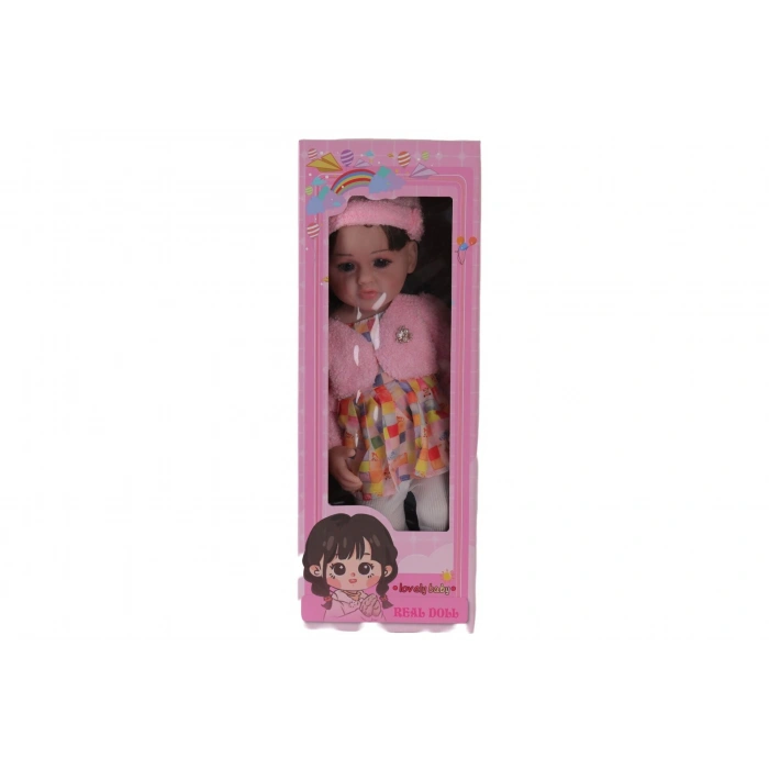 LMN232 55 CM MÜZİKLİ SİLİKONLU ET BEBEK