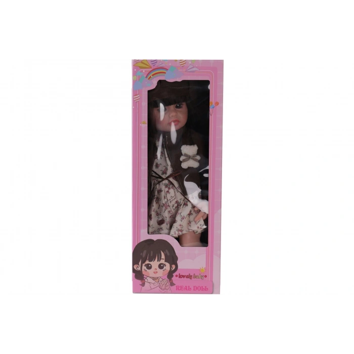 LMN232 55 CM MÜZİKLİ SİLİKONLU ET BEBEK