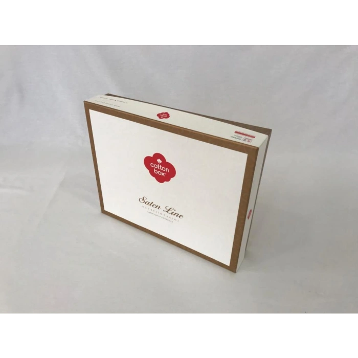 Loren Bej Çift Kişilik Saten Nev Takımı