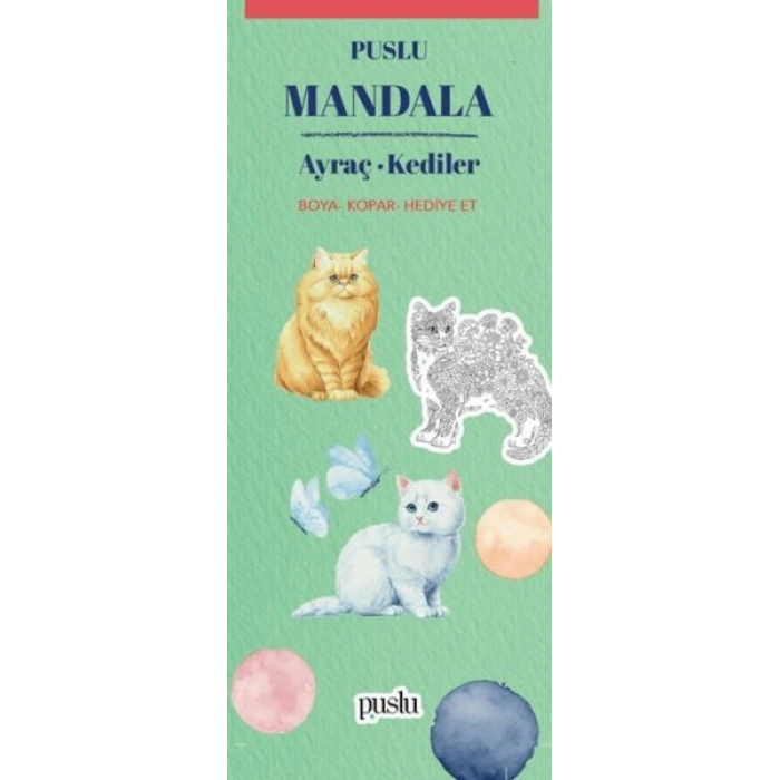 Mandala Ayraç - Kediler