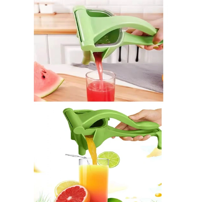 Manuel Plastik Meyve Portakal Karpuz Limon Sıkacağı Kollu Sebze Suyu Sıkma Limonata Aparatı Aleti (74)