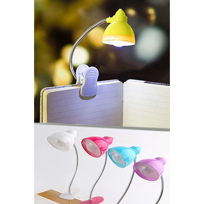 Masaüstü Klipsli Bükülebilir  Okuma Led Işık