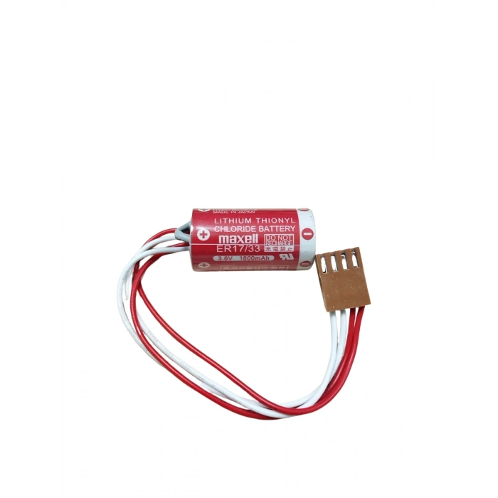 Maxell Er17/33 3.6V 2/3A 4 Pın Size Lithium Pil  Kahverengi Soket (74)