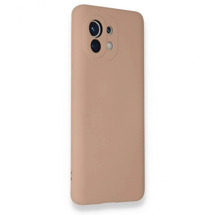 Mi 11 Kılıf Nano İçi Kadife  - Pudra