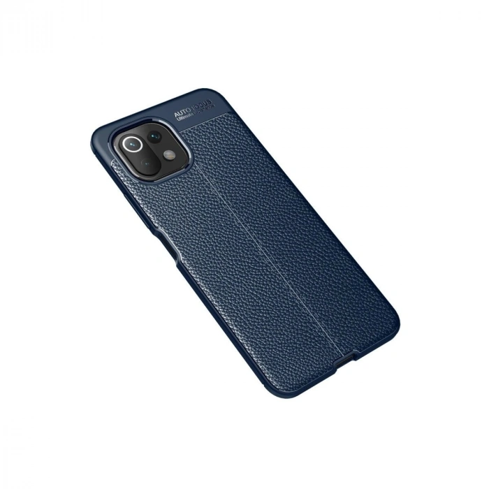 Mi 11 Lite Kılıf Auto Fus Kapak - Lacivert