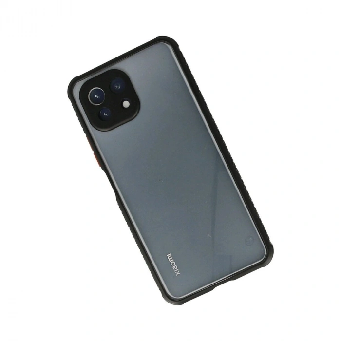 Mi 11 Lite Kılıf Miami Şeffaf  - Siyah